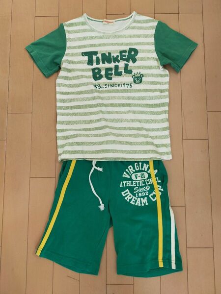 TINKERBELL Ｔシャツ120 　おまけズボン付き