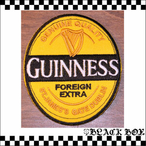ワッペン GUINNESS ギネス beer ビール FOREIGN EXTRA 英国 イギリス UK GB ENGLAND Ireland アイルランド 163