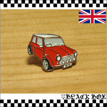 英国 インポート Pins Badge ピンズ ピンバッジ mini ミニ ローバーミニ クラシック モーリス オースチン クーパー BMC イギリス UK GB 276_画像1