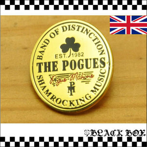 英国 インポート Pins Badge ピンズ ピンバッジ 画鋲 The Pogues ポーグス IRISH PUNK アイリッシュ パンク Celt ケルト ケルティック 423