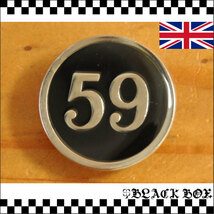 英国 インポート Pins ピンズ ピンバッジ 59 FIFTY NINE CLUB CAFERACER カフェレーサー ROCKERS ロッカーズ 59CLUB ライダース uk gb 622_画像1