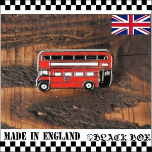英国 インポート Pins Badge ピンズ ピンバッジ LONDON BUS ロンドンバス 二階建てバス UK GB ENGLAND イングランド イギリス製 055