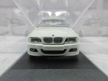 ミニカー　1/43　ミニチャンプス　BMW　M3　アルピンホワイト　モデルカー_画像3