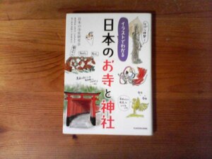 B29　イラストでわかる 日本のお寺と神社　日本の寺社研究会　カワグチニラコ　イラスト　ロータスさわこ　テキスト　 (中経の文庫) 　