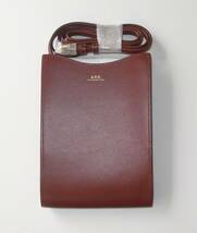 APC jamie neck pouch ミニバッグ ショルダーバッグ brown_画像2