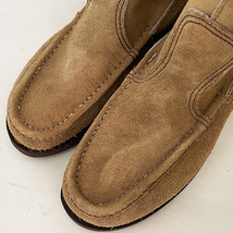 格安 RUSSELL MOCCASIN ラッセルモカシンKNOCK ABOUT BOOTS ノックアバウト s4070-7 TAN 26.5cmUS8h 箱付 ララミースエード新品未使用_画像3