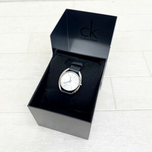 1157◎ Calvin Klein カルバンクライン K91231 小物 時計 腕時計 アナログ 2針 バンド カジュアル シルバー レディース