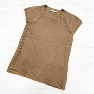 1170◎ MICHAEL KORS マイケルコース トップス ノースリーブ ニット セーター クルーネック カシミヤ 混合 ブラウン レディース4