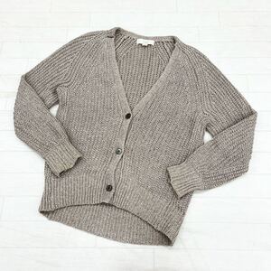 1177* B:MING by BEAMS Be mingby Beams tops cardigan knitted V neck long sleeve casual beige lady's 1