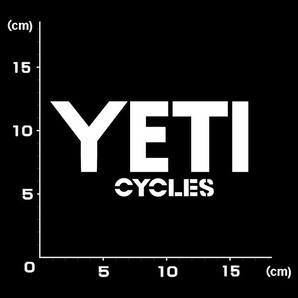 送料無料★1298★YETI CYCLES　イエティサイクルス★キャンプ★キャンパー★CAMP★グランピング★ステッカー