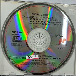 【送料無料】cd47525◆ロドリーゴ アランフェス協奏曲 他・ジョン・ウィリアムス/中古品【CD】の画像3