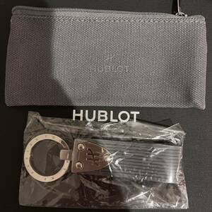 新品☆HUBLOT ウブロ キーリング/キーチェーン/キーホルダー ノベルティ ケース付き ポーチ付き