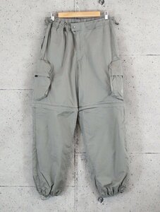 【送料無料】 Supreme シュプリーム 22SS cargo zip-off cinch pant カーゴ ジップオフ パンツ 2WAY ショートパンツ グレー系 サイズL