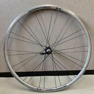 359B Ambrosio ws 23 アンブロシオ 622-15 Alloy Rim リム フロントホイール 前輪 Panaracer Poly-Lite 18-700 27インチ 直径630mm