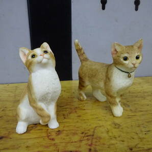 子猫の置物 陶器製 2個セット ネコ ねこ インテリア小物 可愛い子猫♪の画像4