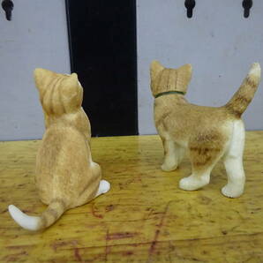 子猫の置物 陶器製 2個セット ネコ ねこ インテリア小物 可愛い子猫♪の画像5