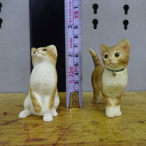 子猫の置物 陶器製 2個セット ネコ ねこ インテリア小物 可愛い子猫♪の画像6
