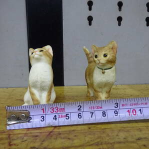 子猫の置物 陶器製 2個セット ネコ ねこ インテリア小物 可愛い子猫♪の画像7