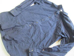  made in Japan MARKA WEARma-ka band color long sleeve shirt navy blue 2