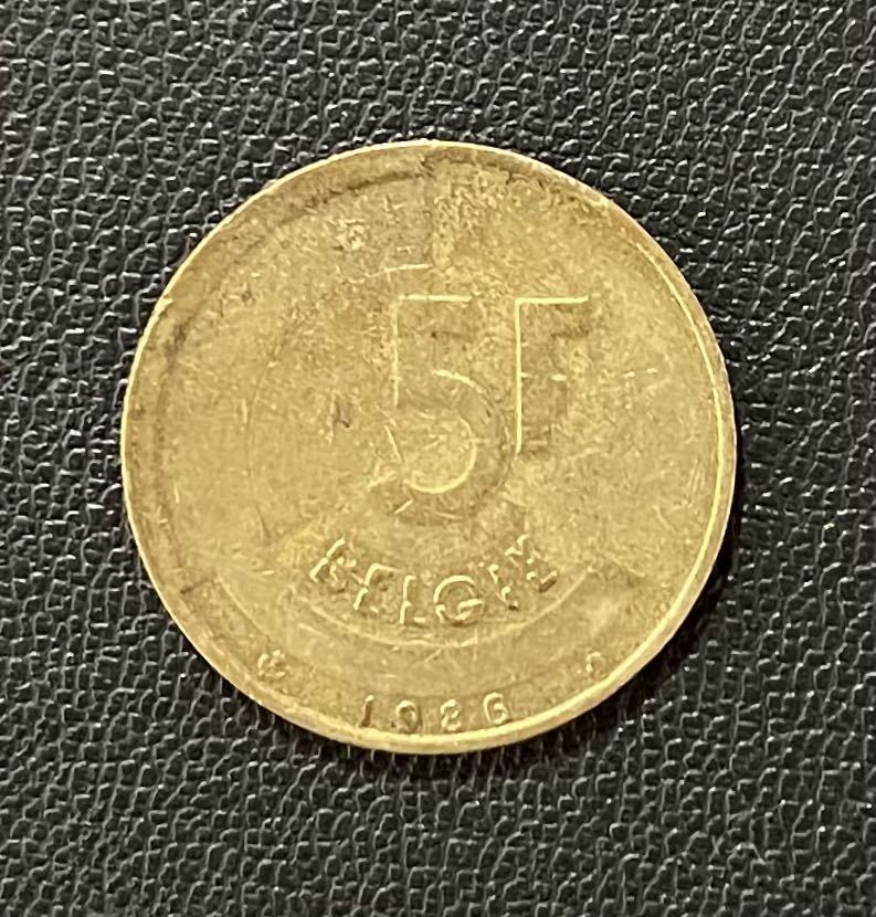 ○ベルギー王国 1870年 PCGS MS63 レオポルド2世 5フラン銀貨☆-