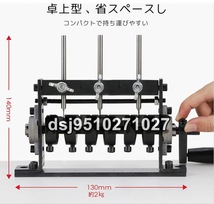 ケーブルストリッパー Φ1-30mmワイヤー用 電線皮むき機 ワイヤーストリッパー 電動手動両用 替刃3枚付きG型クリップ/ネジ卓上固定_画像4