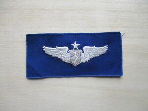 【送料無料】アメリカ空軍Senior Flight Nurse Wingsパッチ/Insigniaパイロット章ワッペンpatchエアフォースAIR FORCE米空軍USAF Badge M70