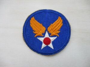 【送料無料】アメリカ陸軍航空軍 司令部パッチ刺繍ワッペン/AAF patchアーミーWW2 WWⅡ ARMY AIR FORCE米陸空軍USAAF米軍US空軍USAAC M72