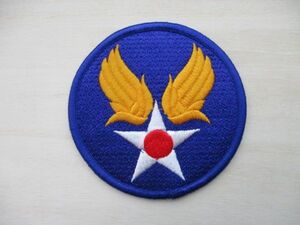 【送料無料】アメリカ陸軍航空軍 司令部パッチ刺繍ワッペン/AAF patchアーミーARMY AIR FORCE米陸空軍USAAF米軍US空軍USAAC M70