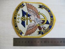 【送料無料】アメリカ海軍UNITED STATES SEVENTH FLEET第7艦隊パッチ横振り刺繍ワッペン/イーグル白頭鷲patchネイビーNAVY米海軍USN M5_画像8