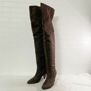 3627* LOWRYS FARM Lowrys Farm casual shoes long boots knee high boots lady's M Brown 