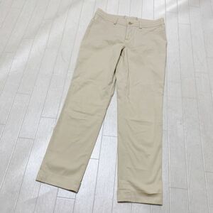 3653* BONERbone-la bottoms pants slacks chinos double finishing lady's S beige 