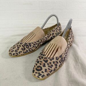 3657* Odette e Odileotetoeoti-ru pumps shoes shoes casual lady's 22.5 made in Japan leopard print 