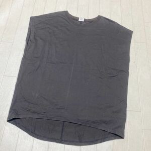 3626☆ IENA イエナ トップス ノースリーブTシャツ カジュアル クルーネック レディース 日本製 ブラック