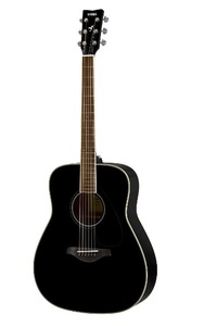 YAMAHA. Yamaha . акустическая гитара FG820.BLACK//02. мягкий чехол имеется 