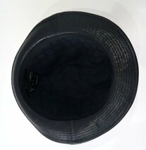 美品 グッチ ハット レザー シェリーライン 帽子 キャップ ブラック XL_画像7
