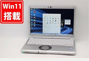 中古 フルHD 12.1型 Panasonic CF-SV7RFCVS Windows11 八世代 i5-8350U 8GB 256GB-SSD カメラ LTE 無線 Office付 中古パソコン 税無