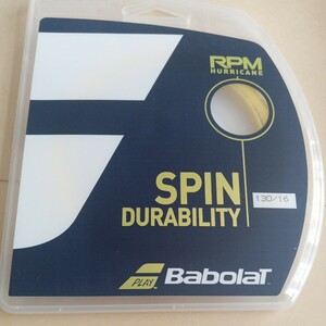 送料無料　硬式テニスガット　バボラ Babolat RPM SPIN DURABILITY　130/16 　