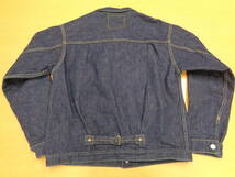  美品 WAREHOUSE ウエアハウス Lot 2000XX DEAD STOCK BLUE デニムジャケット ジージャン サイズ 42 DEAD STOCK BLUE DENIM _画像2