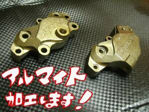 ★1個用 アルマイトで色変更！カニ ブレンボ キャリパー 検)RS250 レオナルド RS125 RSV1000R RSV4R スポーツシティ シバー750 RS4 SR150