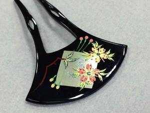 * black . visit wear etc. * hand ... equipment ornamental hairpin [ made in Japan | Sakura ]