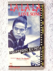 a[ Kubota Toshinobu with Naomi Campbell / LA*LA*LA LOVE SONG ]8cmCD CD. 4 листов до стоимость доставки 198 иен 
