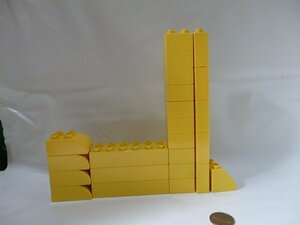 #2074 Lego Duplo блок желтый цвет 2×1/2×2/2×6 и т.п. различный форма совместно # блок 