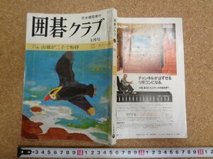 b□　囲碁クラブ　1980年 7月号 (昭和55年)　プロ・アマ戦 山城が二子で粉砕　 日本棋院　/b31