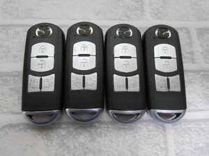 * free shipping /4 piece set / Mazda /4 button /MPV/ Premacy / Biante other / keyless / smart key *A2308-8-1