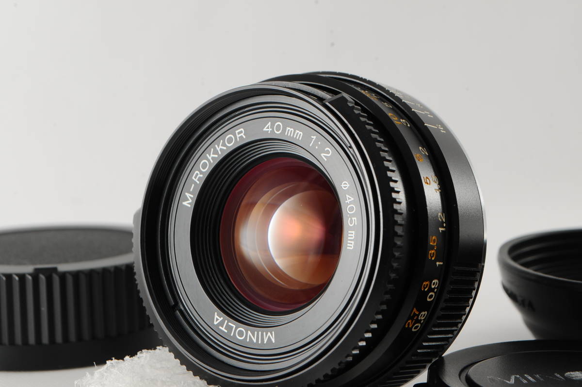 ヤフオク! -「minolta m-rokkor 40mm f2」の落札相場・落札価格