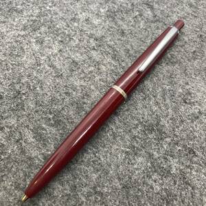 PE528□MONTBLANC モンブラン ノック式 ボールペン No.49 レッド ワイン 筆記確認済み レトロ ヴィンテージ レア