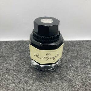 PE500□Montegrappa モンテグラッパ インク インク壺 ボトルインク ブラック系 残量8割以上