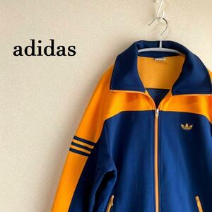 レアアディダス adidas 60s 70s ジャージ トラックジャケット トップス ジャケット ヴィンテージ 西ドイツ