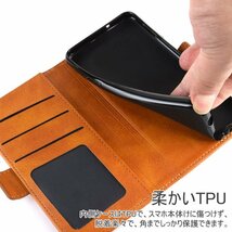 OPPO対応 ケース 手帳型 耐衝撃 PUレザー スタンド機能 滑り落ちにくい 全面保護 OPPO A9 2020/OPPO A5 2020 OPPO A7/AX7 ☆ネイビー_画像6