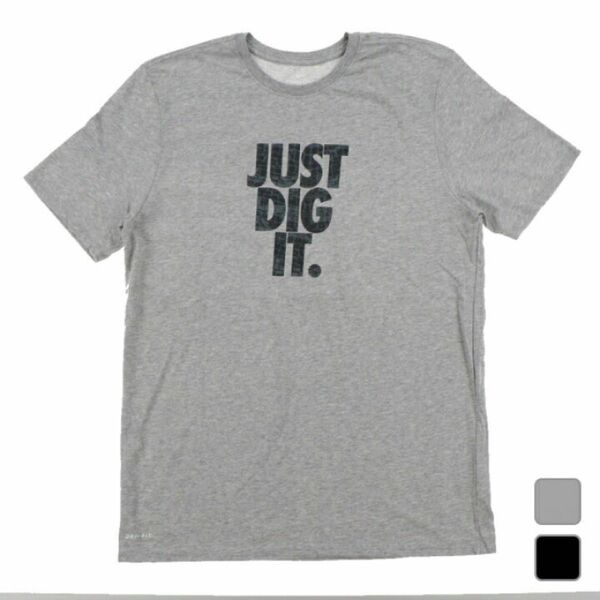 ナイキ　JUST DIG IT.　バレーボールTシャツ　グレーM　定価4290円　561416